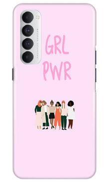 Girl Power Mobile Back Case for Oppo Reno4 Pro (Design - 267)