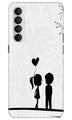 Cute Kid Couple Case for Oppo Reno4 Pro (Design No. 283)
