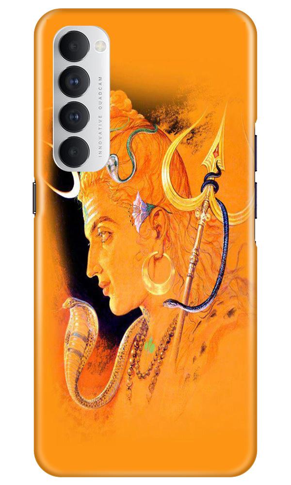 Lord Shiva Case for Oppo Reno4 Pro (Design No. 293)