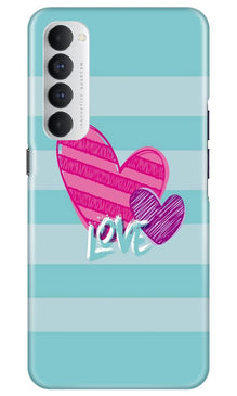 Love Mobile Back Case for Oppo Reno4 Pro (Design - 299)