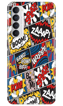 Boom Mobile Back Case for Oppo Reno4 Pro  (Design - 302)