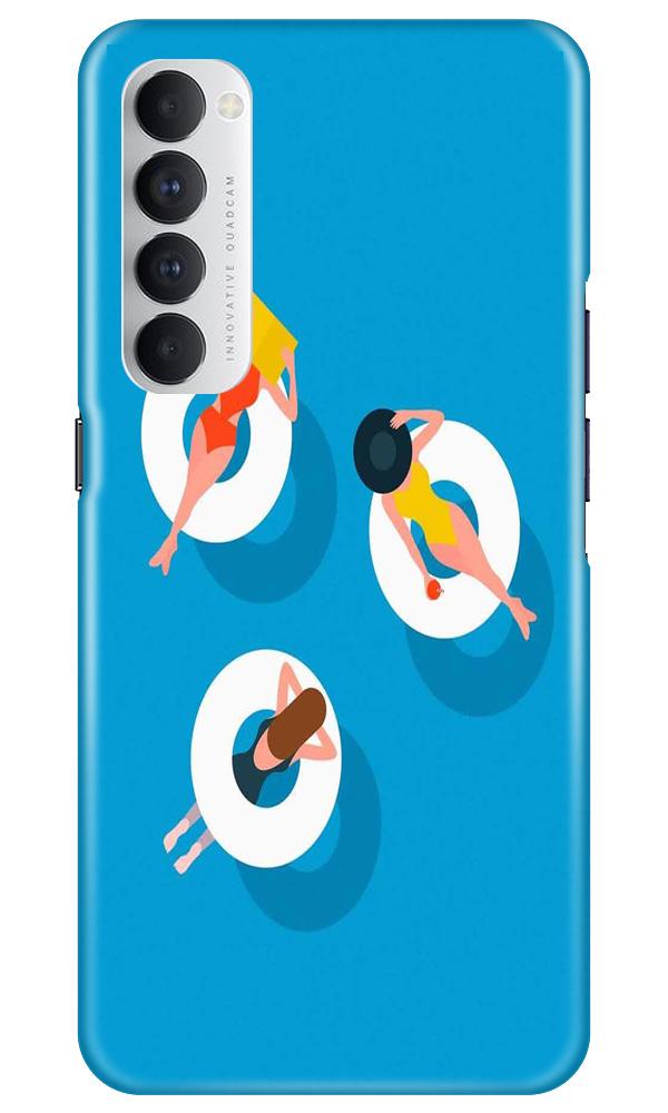 Girlish Mobile Back Case for Oppo Reno4 Pro(Design - 306)