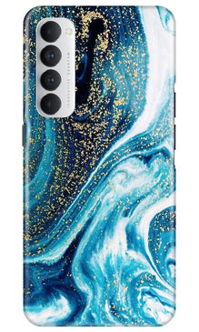 Marble Texture Mobile Back Case for Oppo Reno4 Pro  (Design - 308)