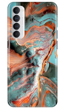 Marble Texture Mobile Back Case for Oppo Reno4 Pro  (Design - 309)