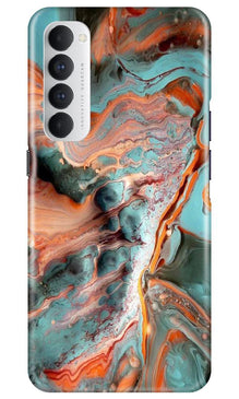 Marble Texture Mobile Back Case for Oppo Reno4 Pro  (Design - 309)