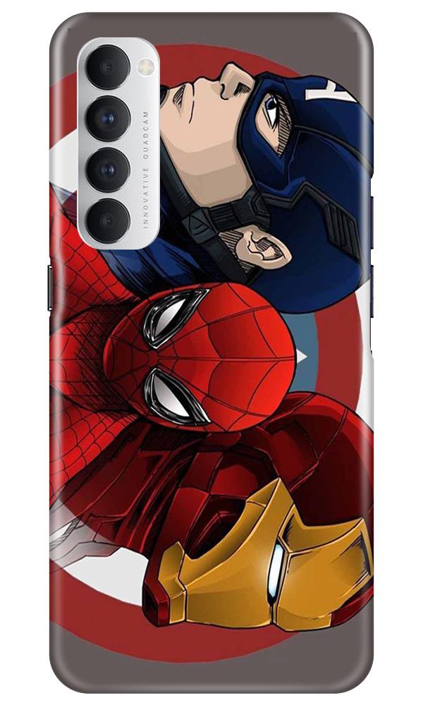 Superhero Mobile Back Case for Oppo Reno4 Pro  (Design - 311)