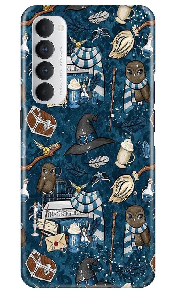 Magic Mobile Back Case for Oppo Reno4 Pro  (Design - 313)