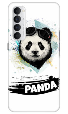 Panda Mobile Back Case for Oppo Reno4 Pro  (Design - 319)