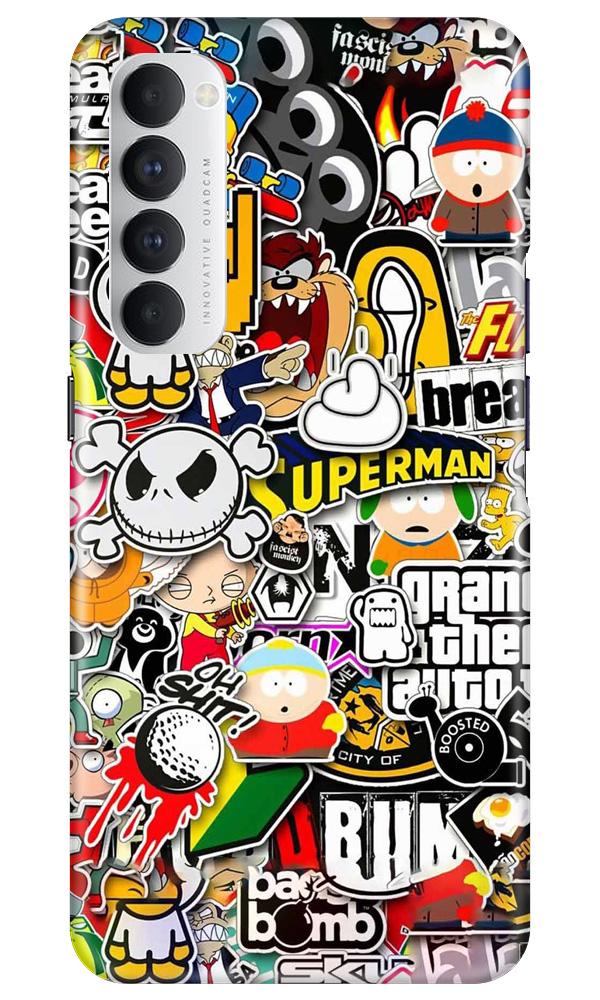 Designer Mobile Back Case for Oppo Reno4 Pro  (Design - 320)
