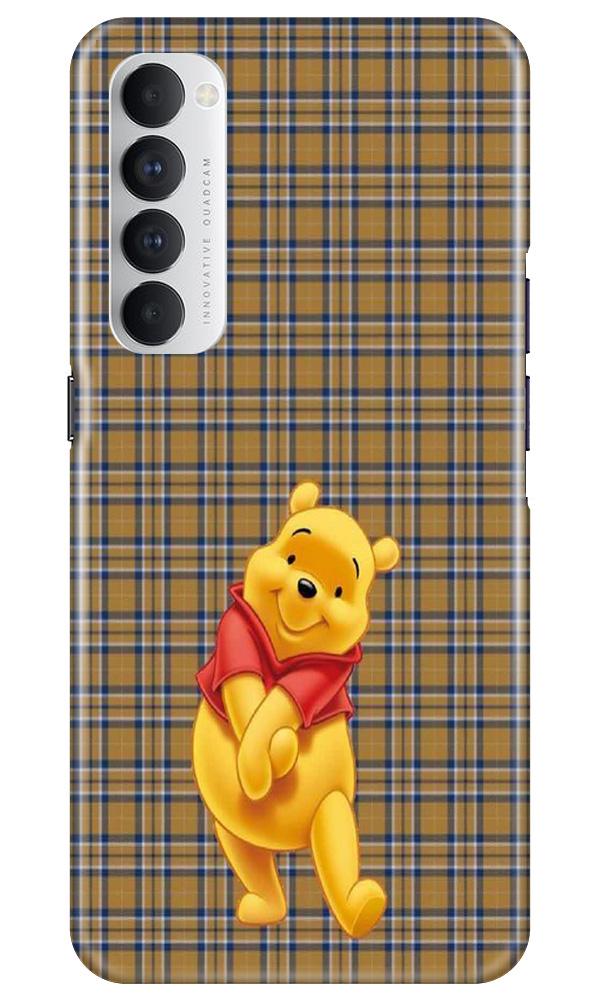Pooh Mobile Back Case for Oppo Reno4 Pro  (Design - 321)
