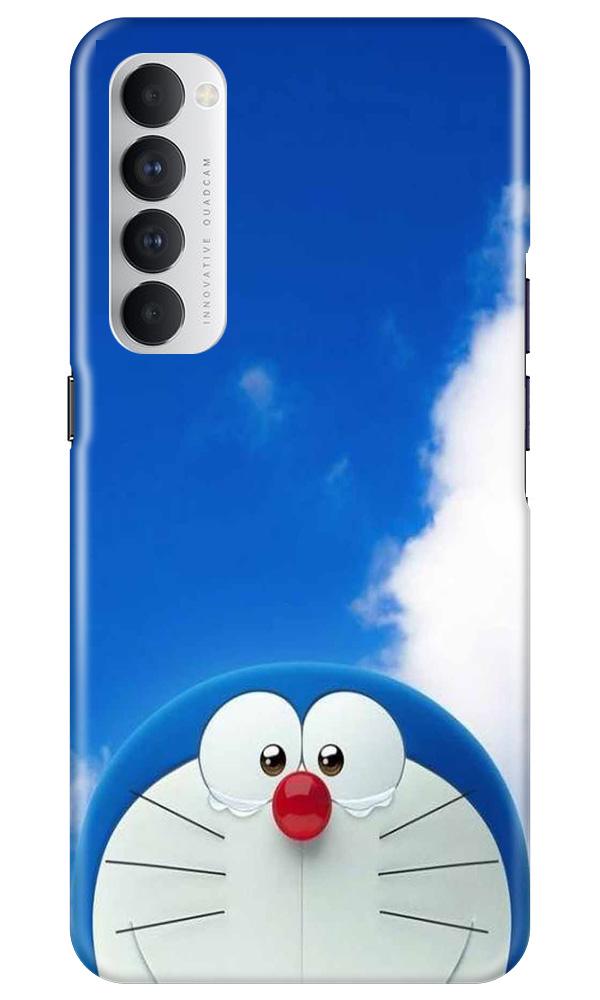 Doremon Mobile Back Case for Oppo Reno4 Pro  (Design - 326)