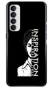 Bhagat Singh Mobile Back Case for Oppo Reno4 Pro  (Design - 329)