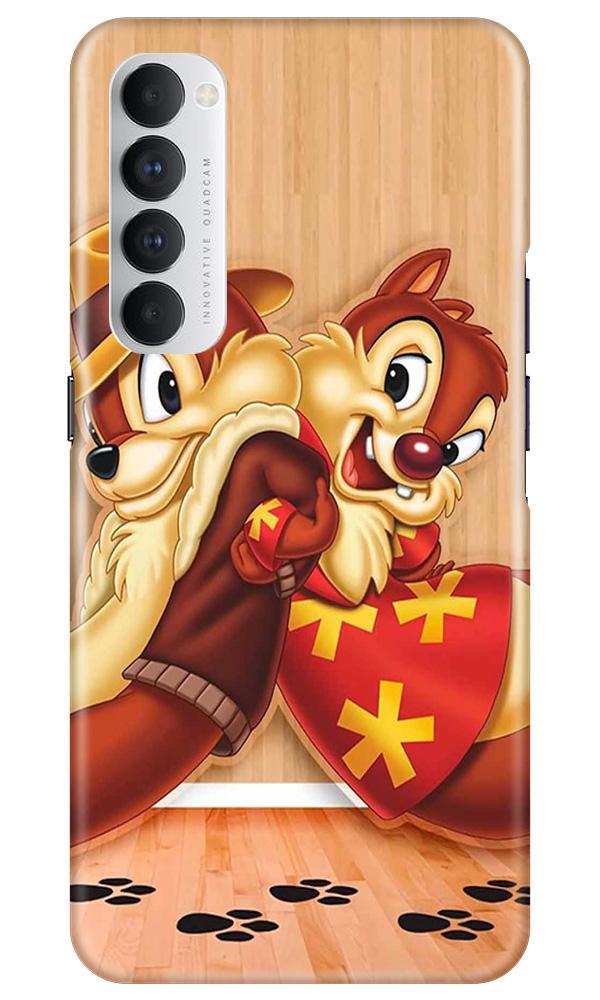 Chip n Dale Mobile Back Case for Oppo Reno4 Pro  (Design - 335)