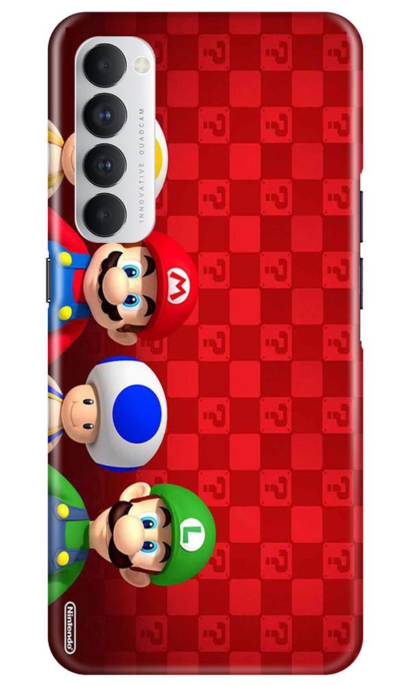 Mario Mobile Back Case for Oppo Reno4 Pro  (Design - 337)