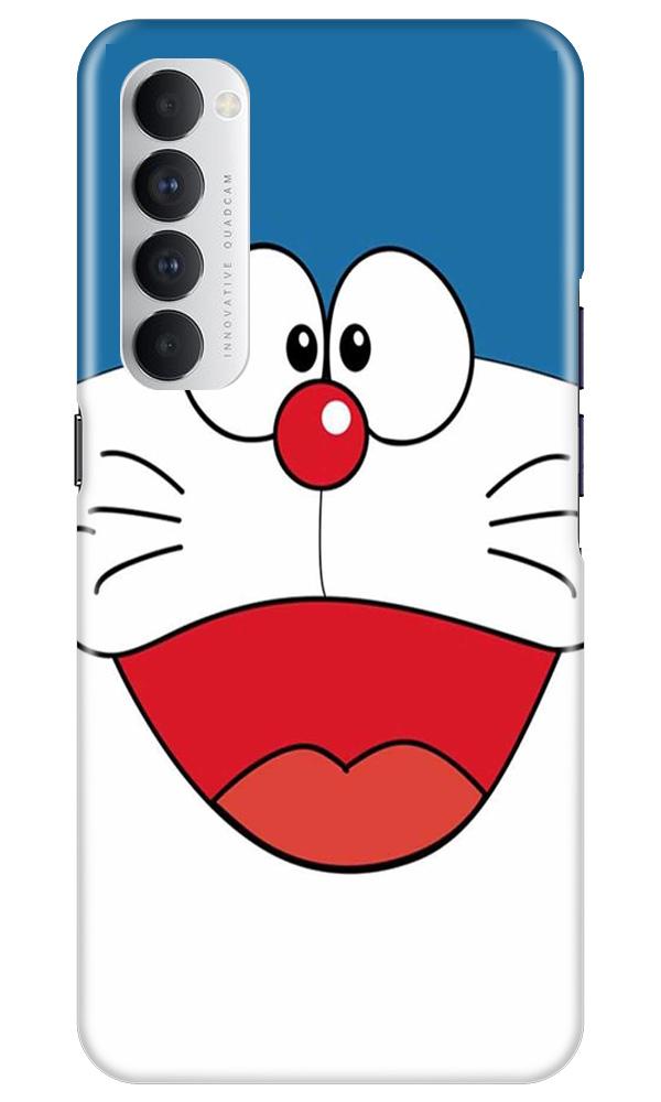 Doremon Mobile Back Case for Oppo Reno4 Pro  (Design - 340)