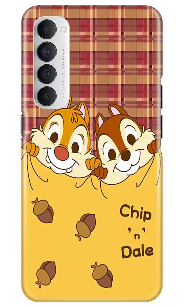 Chip n Dale Mobile Back Case for Oppo Reno4 Pro  (Design - 342)