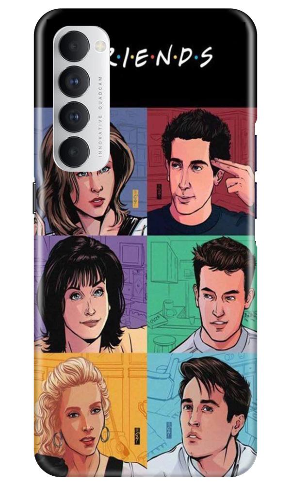 Friends Mobile Back Case for Oppo Reno4 Pro  (Design - 357)