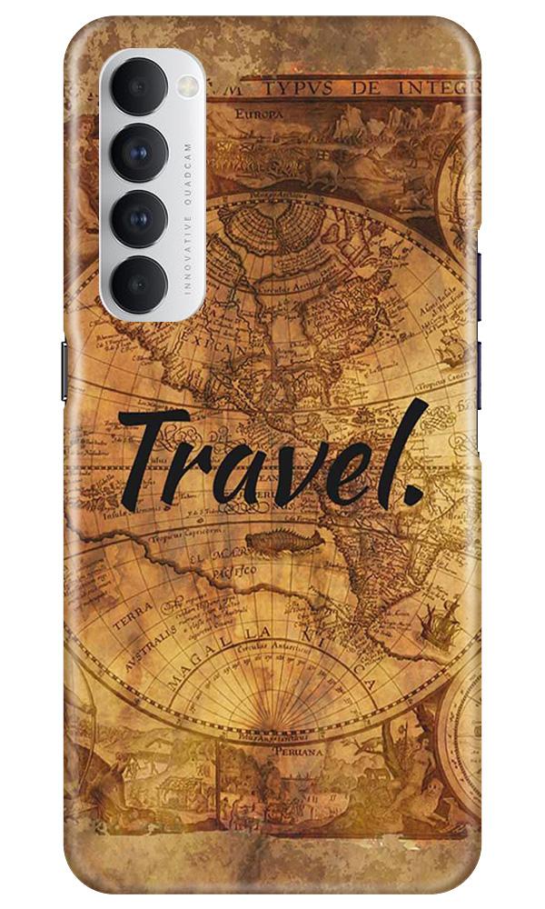 Travel Mobile Back Case for Oppo Reno4 Pro  (Design - 375)