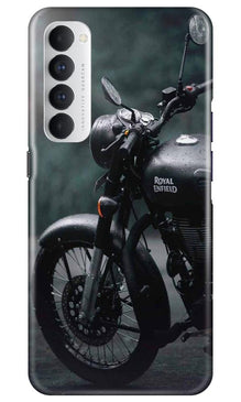 Royal Enfield Mobile Back Case for Oppo Reno4 Pro  (Design - 380)