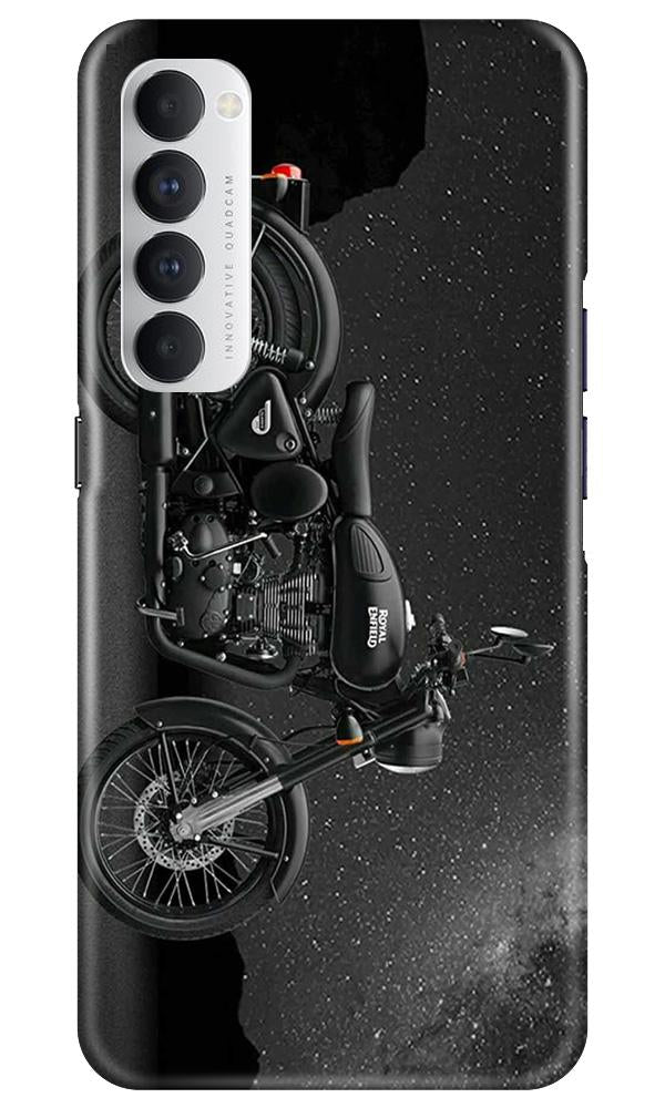 Royal Enfield Mobile Back Case for Oppo Reno4 Pro  (Design - 381)