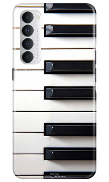 Piano Mobile Back Case for Oppo Reno4 Pro  (Design - 387)