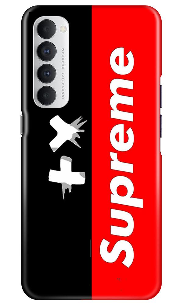 Supreme Mobile Back Case for Oppo Reno4 Pro  (Design - 389)
