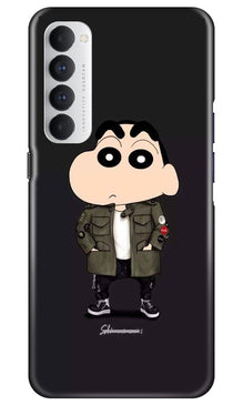 Shin Chan Mobile Back Case for Oppo Reno4 Pro  (Design - 391)