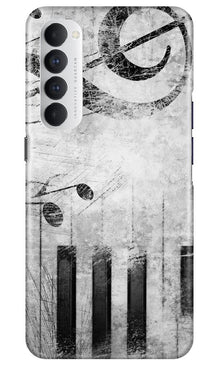Music Mobile Back Case for Oppo Reno4 Pro  (Design - 394)
