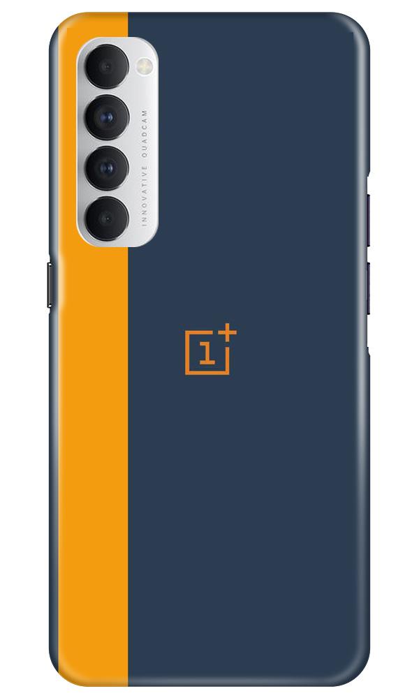 Oneplus Logo Mobile Back Case for Oppo Reno4 Pro  (Design - 395)