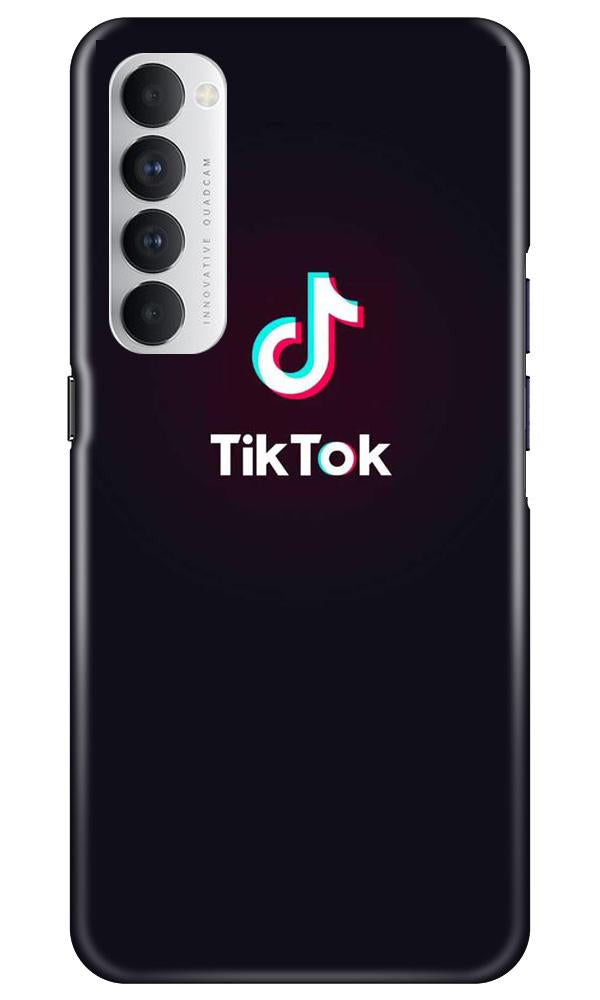 Tiktok Mobile Back Case for Oppo Reno4 Pro  (Design - 396)