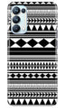 Black white Pattern Case for Oppo Reno5 Pro