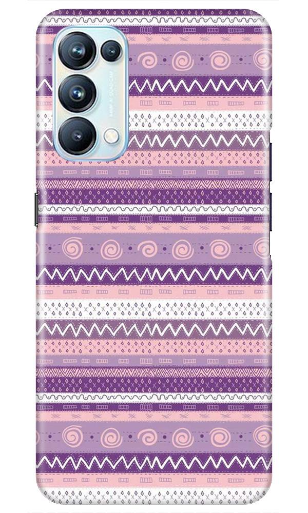 Zigzag line pattern3 Case for Oppo Reno5 Pro