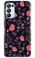 Rose Black Background Case for Oppo Reno5 Pro