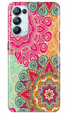Rangoli art2 Mobile Back Case for Oppo Reno5 Pro (Design - 29)