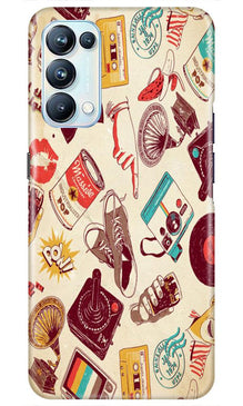 Vintage Mobile Back Case for Oppo Reno5 Pro (Design - 35)