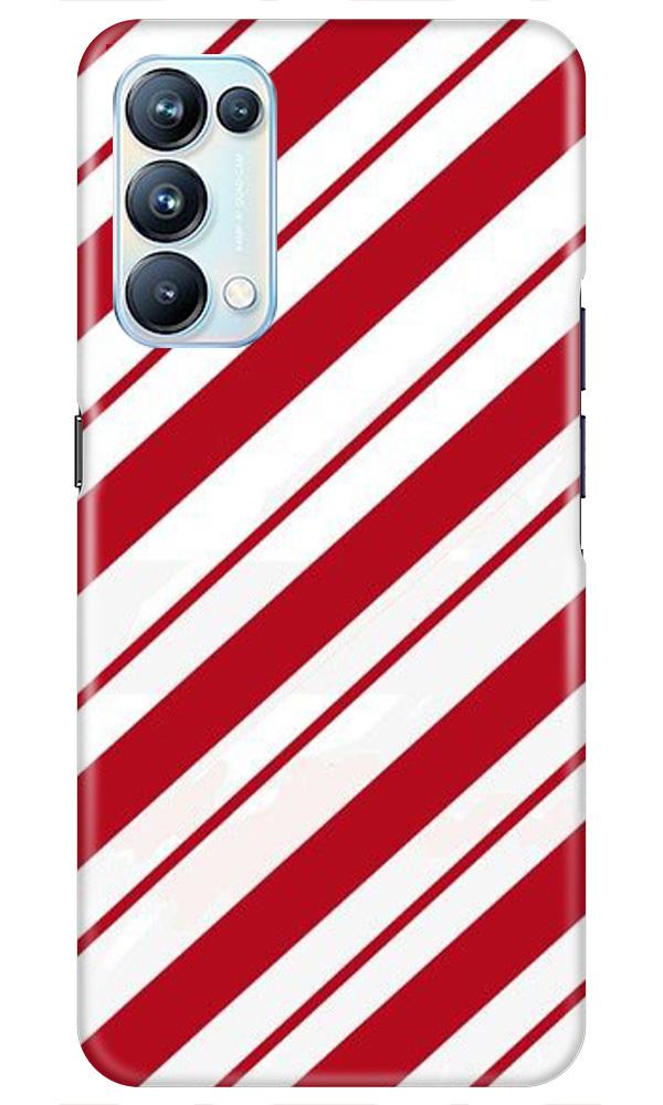 Red White Case for Oppo Reno5 Pro