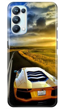 Car lovers Mobile Back Case for Oppo Reno5 Pro (Design - 46)