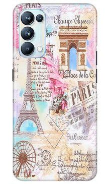 Paris Eiftel Tower Mobile Back Case for Oppo Reno5 Pro (Design - 54)