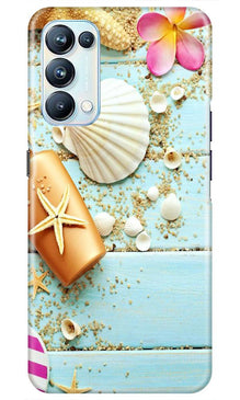 Sea Shells Mobile Back Case for Oppo Reno5 Pro (Design - 63)