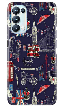 Love London Mobile Back Case for Oppo Reno5 Pro (Design - 75)