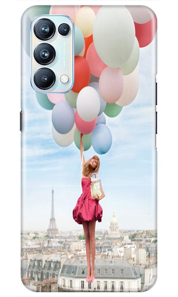 Girl with Baloon Case for Oppo Reno5 Pro