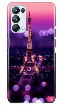 Eiffel Tower Mobile Back Case for Oppo Reno5 Pro (Design - 86)