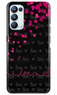 Love in Air Mobile Back Case for Oppo Reno5 Pro (Design - 89)