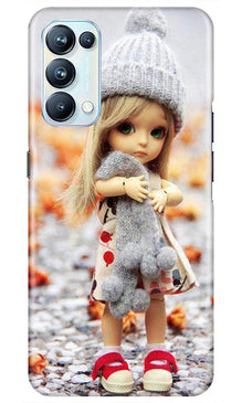 Cute Doll Mobile Back Case for Oppo Reno5 Pro (Design - 93)