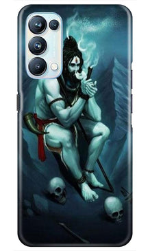 Lord Shiva Mahakal2 Mobile Back Case for Oppo Reno5 Pro (Design - 98)
