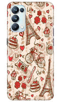Love Paris Case for Oppo Reno5 Pro  (Design - 103)