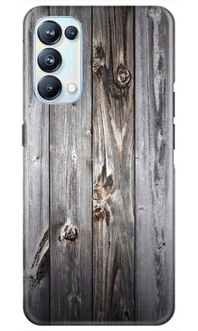 Wooden Look Mobile Back Case for Oppo Reno5 Pro  (Design - 114)
