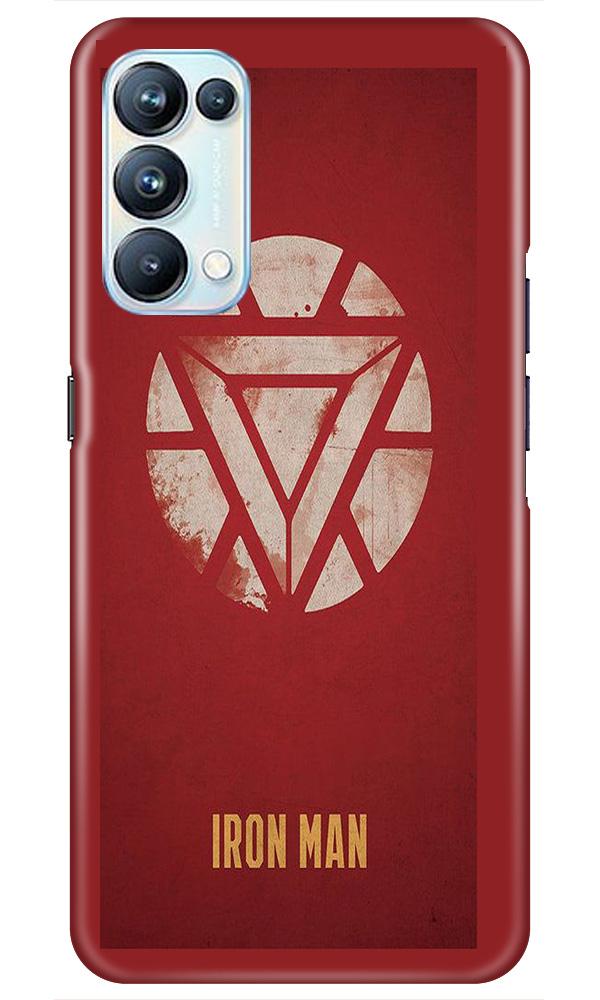 Iron Man Superhero Case for Oppo Reno5 Pro  (Design - 115)