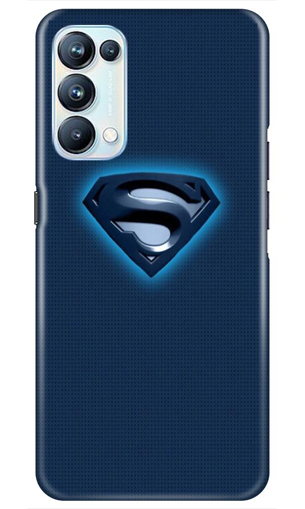 Superman Superhero Case for Oppo Reno5 Pro(Design - 117)
