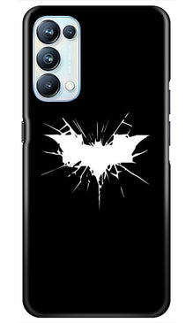 Batman Superhero Mobile Back Case for Oppo Reno5 Pro  (Design - 119)